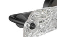 Vanity Nuvo 60-7813 Glacier - 3 Light Vanity - Medium Base - 60 Watt - Matte Black Finish - Ice Glass Nuvo