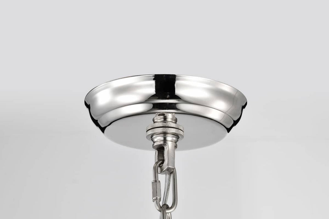 Pendant Nuvo 60-7816 Amado 1 Light Pendant - 10 Inches - Polished Nickel Finish - Clear Glass Nuvo