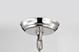 Pendant Nuvo 60-7816 Amado 1 Light Pendant - 10 Inches - Polished Nickel Finish - Clear Glass Nuvo