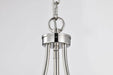 Pendant Nuvo 60-7816 Amado 1 Light Pendant - 10 Inches - Polished Nickel Finish - Clear Glass Nuvo