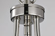 Pendant Nuvo 60-7816 Amado 1 Light Pendant - 10 Inches - Polished Nickel Finish - Clear Glass Nuvo