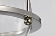 Pendant Nuvo 60-7816 Amado 1 Light Pendant - 10 Inches - Polished Nickel Finish - Clear Glass Nuvo