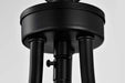 Pendant Nuvo 60-7817 Amado 1 Light Pendant - 10 Inches - Matte Black Finish - Clear Glass Nuvo