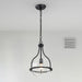 Pendant Nuvo 60-7817 Amado 1 Light Pendant - 10 Inches - Matte Black Finish - Clear Glass Nuvo