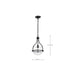 Pendant Nuvo 60-7817 Amado 1 Light Pendant - 10 Inches - Matte Black Finish - Clear Glass Nuvo