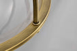 Pendant Nuvo 60-7818 Amado 3 Light Pendant - 14 Inches - Vintage Brass Finish - Clear Glass Nuvo