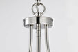 Pendant Nuvo 60-7819 Amado 3 Light Pendant - 14 Inches - Polished Nickel Finish - Clear Glass Nuvo