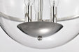 Pendant Nuvo 60-7819 Amado 3 Light Pendant - 14 Inches - Polished Nickel Finish - Clear Glass Nuvo