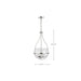 Pendant Nuvo 60-7819 Amado 3 Light Pendant - 14 Inches - Polished Nickel Finish - Clear Glass Nuvo