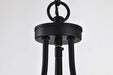 Pendant Nuvo 60-7820 Amado 3 Light Pendant - 14 Inches - Matte Black Finish - Clear Glass Nuvo