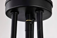 Pendant Nuvo 60-7820 Amado 3 Light Pendant - 14 Inches - Matte Black Finish - Clear Glass Nuvo