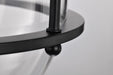 Pendant Nuvo 60-7820 Amado 3 Light Pendant - 14 Inches - Matte Black Finish - Clear Glass Nuvo
