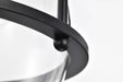 Pendant Nuvo 60-7820 Amado 3 Light Pendant - 14 Inches - Matte Black Finish - Clear Glass Nuvo