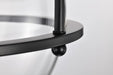 Semi Flush Mount Nuvo 60-7823 Amado 3 Light Semi Flush Mount - Matte Black Finish - Clear Glass Nuvo