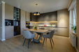 Pendant Nuvo 60-7843 Altos 4 Light Medium Pendant - Matte Black and Natural Brass Finish Nuvo