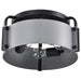 Semi Flush Mount Nuvo 60-7850 Altos 3 Light Semi Flush - 14 Inches - Gray and Matte Black Finish Nuvo