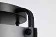 Semi Flush Mount Nuvo 60-7850 Altos 3 Light Semi Flush - 14 Inches - Gray and Matte Black Finish Nuvo