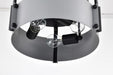 Semi Flush Mount Nuvo 60-7850 Altos 3 Light Semi Flush - 14 Inches - Gray and Matte Black Finish Nuvo