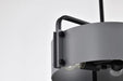 Pendant Nuvo 60-7852 Altos 3 Light Small Pendant - Gray and Matte Black Finish Nuvo