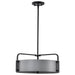 Pendant Nuvo 60-7853 Altos 4 Light Medium Pendant - Gray and Matte Black Finish Nuvo
