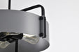 Pendant Nuvo 60-7853 Altos 4 Light Medium Pendant - Gray and Matte Black Finish Nuvo