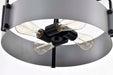 Pendant Nuvo 60-7853 Altos 4 Light Medium Pendant - Gray and Matte Black Finish Nuvo