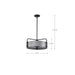 Pendant Nuvo 60-7853 Altos 4 Light Medium Pendant - Gray and Matte Black Finish Nuvo