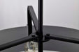 Pendant Nuvo 60-7854 Altos 5 Light Large Pendant - Gray and Matte Black Finish Nuvo
