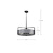 Pendant Nuvo 60-7854 Altos 5 Light Large Pendant - Gray and Matte Black Finish Nuvo