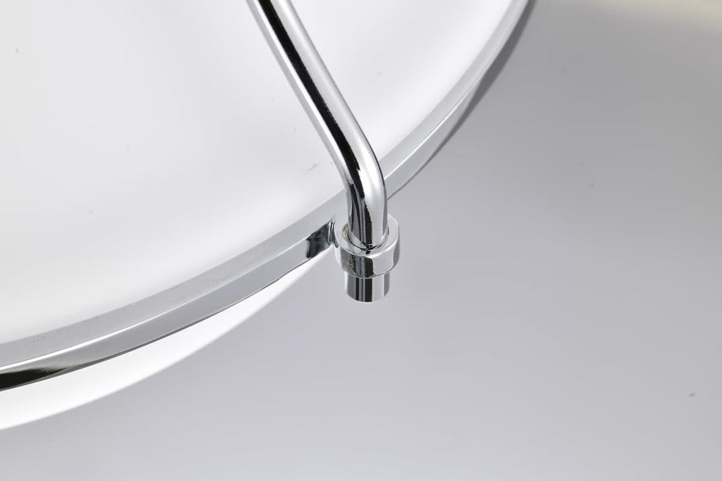 Flush Mount Nuvo 60-7870 Valdora 1 Light Flush Mount - 10 Inches - Polished Nickel - White Opal Glass - Polished Nickel Finish Nuvo