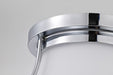 Flush Mount Nuvo 60-7871 Valdora 1 Light Flush Mount - 14 Inches - Polished Nickel - White Opal Glass - Polished Nickel Finish Nuvo