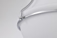Flush Mount Nuvo 60-7871 Valdora 1 Light Flush Mount - 14 Inches - Polished Nickel - White Opal Glass - Polished Nickel Finish Nuvo