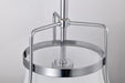 Pendant Nuvo 60-7872 Valdora 1 Light Pendant - 10 Inches - Polished Nickel - White Opal Glass - Polished Nickel Finish Nuvo