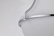 Pendant Nuvo 60-7872 Valdora 1 Light Pendant - 10 Inches - Polished Nickel - White Opal Glass - Polished Nickel Finish Nuvo
