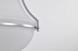 Pendant Nuvo 60-7872 Valdora 1 Light Pendant - 10 Inches - Polished Nickel - White Opal Glass - Polished Nickel Finish Nuvo