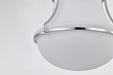 Pendant Nuvo 60-7872 Valdora 1 Light Pendant - 10 Inches - Polished Nickel - White Opal Glass - Polished Nickel Finish Nuvo