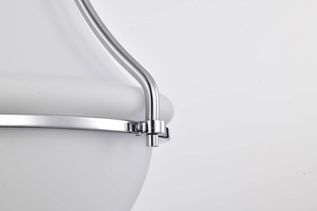 Pendant Nuvo 60-7873 Valdora 1 Light Pendant - 14 Inches - Polished Nickel - White Opal Glass - Polished Nickel Finish Nuvo