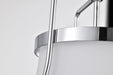 Pendant Nuvo 60-7873 Valdora 1 Light Pendant - 14 Inches - Polished Nickel - White Opal Glass - Polished Nickel Finish Nuvo