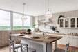 Pendant Nuvo 60-7873 Valdora 1 Light Pendant - 14 Inches - Polished Nickel - White Opal Glass - Polished Nickel Finish Nuvo