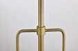 Pendant Nuvo 60-7877 Everton 2 Light Pendant - 14 Inches - Matte Gray and Brass Finish - Etched Opal Glass Nuvo