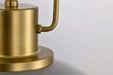 Pendant Nuvo 60-7877 Everton 2 Light Pendant - 14 Inches - Matte Gray and Brass Finish - Etched Opal Glass Nuvo