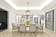Pendant Nuvo 60-7877 Everton 2 Light Pendant - 14 Inches - Matte Gray and Brass Finish - Etched Opal Glass Nuvo