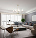 Island Pendant Nuvo 60-7886 Cordello 6 Light Island Pendant - Vintage Brass Finish - Etched White Opal Glass Nuvo