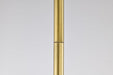 Pendant Nuvo 60-7903 Admiral 1 Light Pendant - 10 Inches - Matte Black and Natural Brass Finish - White Opal Glass Nuvo