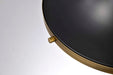 Pendant Nuvo 60-7907 Lafayette 1 Light Pendant - 14 Inches - Matte Black Finish with Natural Brass Accents and White Opal Glass Nuvo