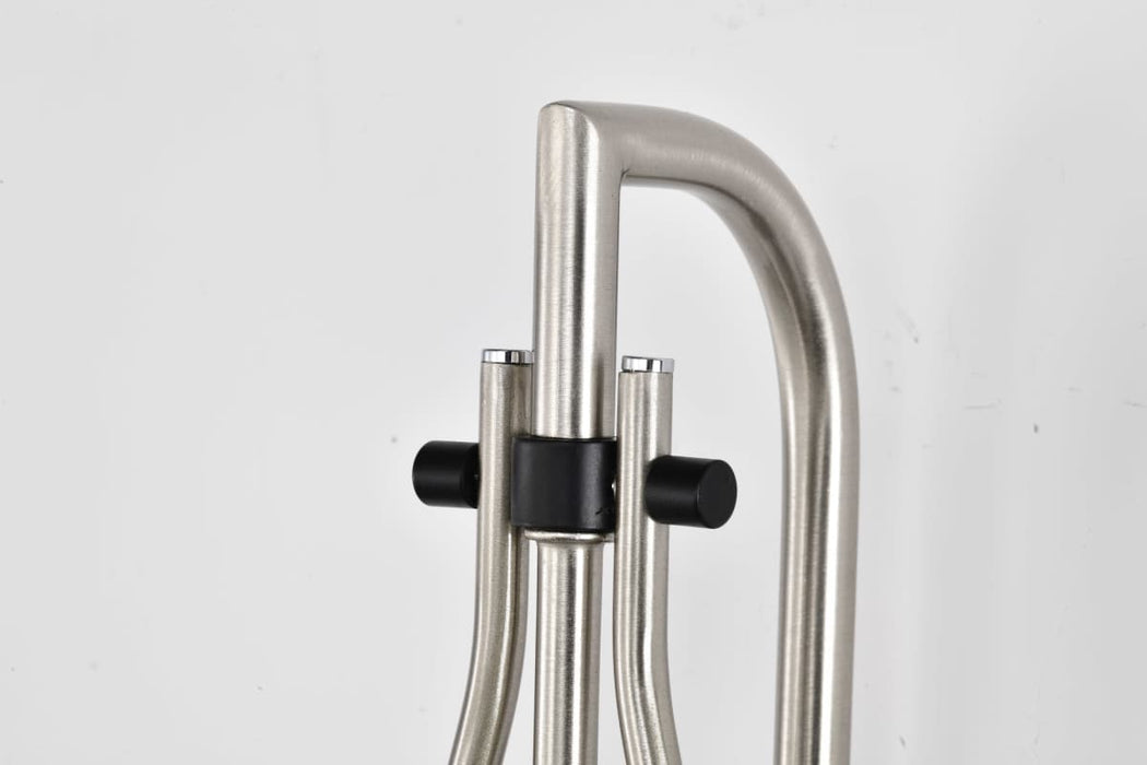 Wall Sconce Nuvo 60-7911 Admiral 1 Light Wall Sconce - Matte Black and Brushed Nickel Finish - White Opal Glass Nuvo