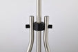 Pendant Nuvo 60-7913 Admiral 1 Light Pendant - 10 Inches - Matte Black and Brushed Nickel Finish - White Opal Glass Nuvo