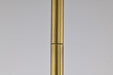 Pendant Nuvo 60-7922 Admiral 1 Light Pendant - 6 Inches - Matte White and Natural Brass Finish - White Opal Glass Nuvo