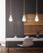 Pendant Nuvo 60-7922 Admiral 1 Light Pendant - 6 Inches - Matte White and Natural Brass Finish - White Opal Glass Nuvo