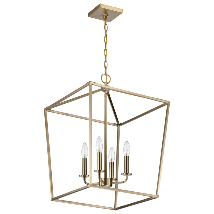 Pendant Nuvo 60-7931 Emma 4 Light Small Pendant - Burnished Brass Finish Nuvo